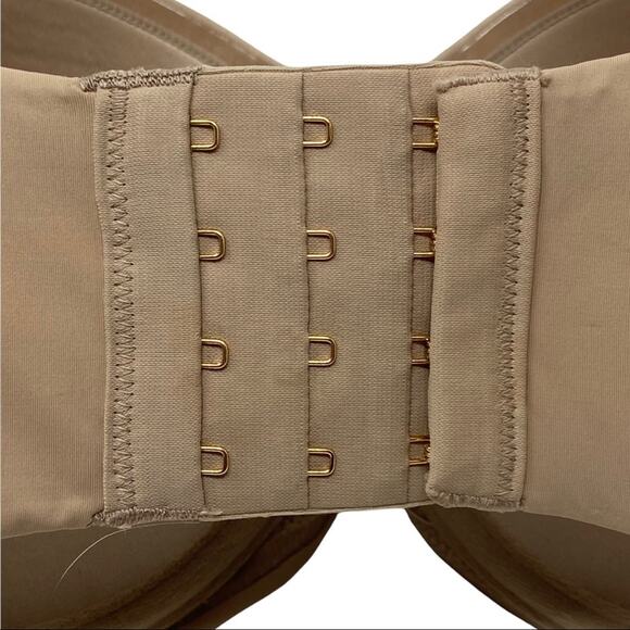 ThirdLove 24/7 Classic Strapless Bra In Taupe Size 32F - Picture 11 of 12